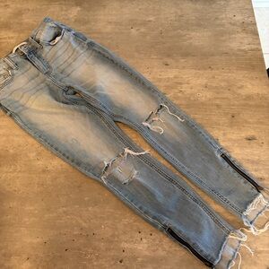Eunina Women's Distressed High Rise Skinny Jeans Size 26 NWOT